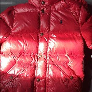 Polo by Ralph Lauren Kids Bright Red Puffer Coat